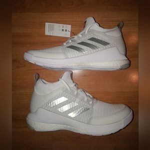 Adidas CrazyFlight Mid 'White Metallic Silver'